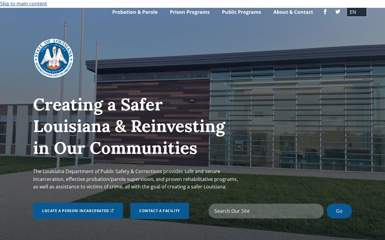 Vernon Parish criminal records Louisiana corrections locator access